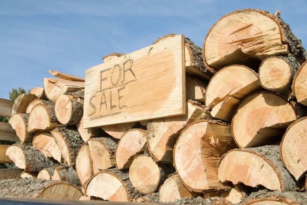 Image d'un stère de bois traditionnel